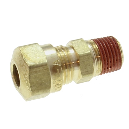 Fitting, DOT, Compression, Male Straight, 1/4 X 1/4 Male NPT